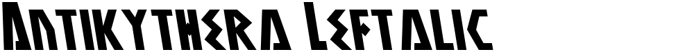 Antikythera Leftalic