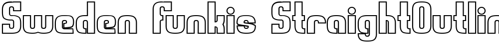 Sweden Funkis StraightOutlined