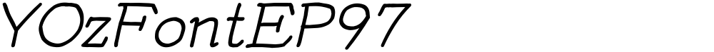 YOzFontEP97