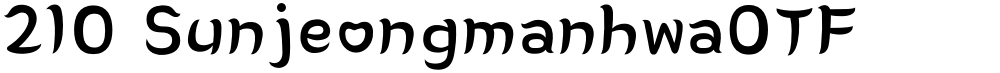 210 SunjeongmanhwaOTF