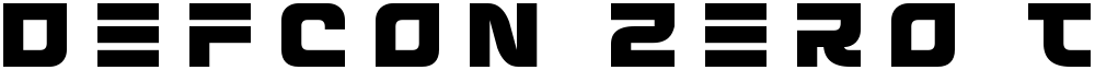 Defcon Zero Title