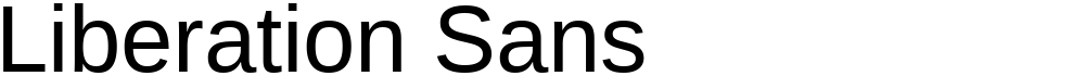 Liberation Sans