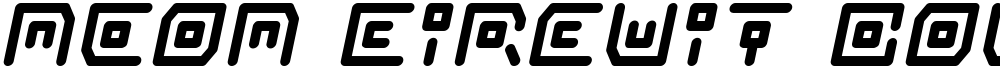 Neon Circuit Bold Italic