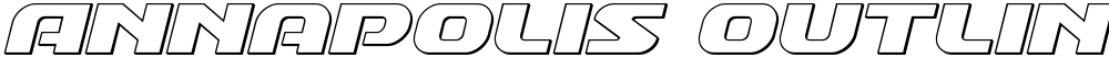 Annapolis Outline Italic