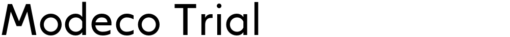 Modeco Trial