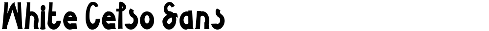White Celso Sans