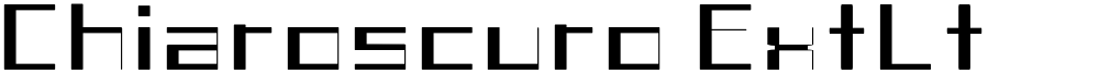 Chiaroscuro ExtLt
