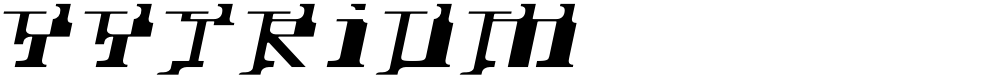 Yytrium