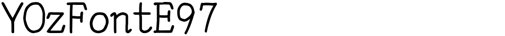 YOzFontE97