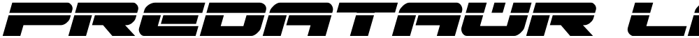 Predataur Laser Italic