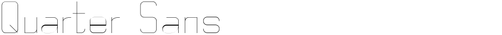 Quarter Sans