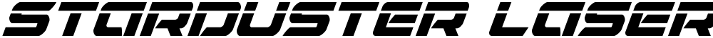 Starduster Laser Italic
