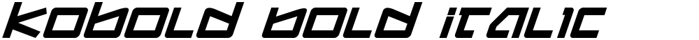 Kobold Bold Italic