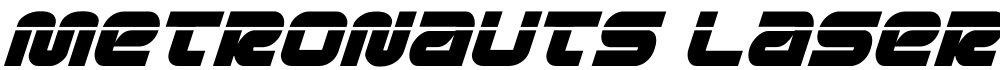 Metronauts Laser Italic