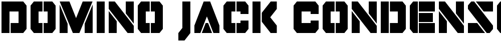 Domino Jack Condensed