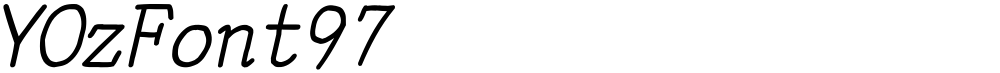 YOzFont97