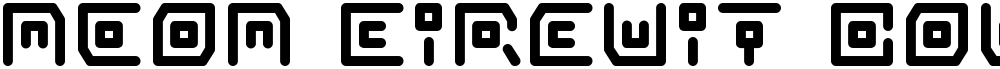 Neon Circuit Bold