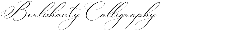 Berlishanty Calligraphy