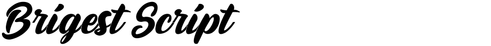 Brigest Script