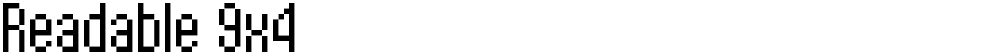 Readable 9x4