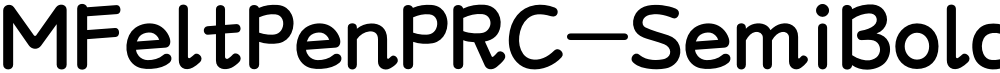 MFeltPenPRC-SemiBold