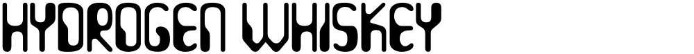 Hydrogen Whiskey