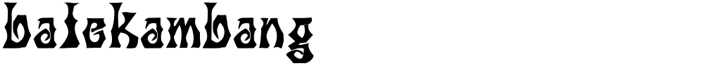 balekambang