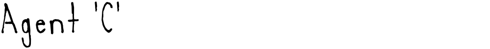 Agent 'C'