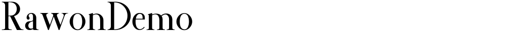 RawonDemo