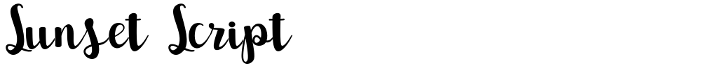 Sunset Script