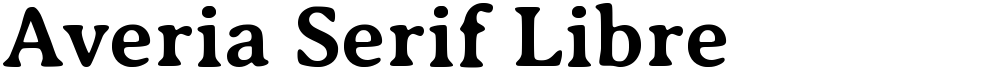 Averia Serif Libre