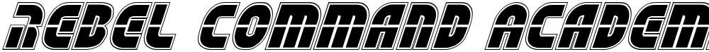 Rebel Command Academy Italic