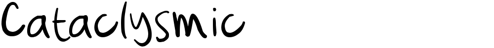 Cataclysmic