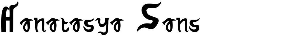 Hanatasya Sans