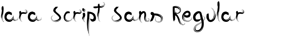 Iara Script Sans Regular