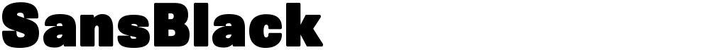 SansBlack