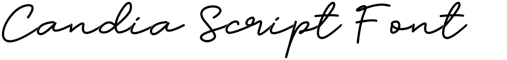 Candia Script Font