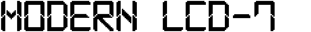 Modern LCD-7