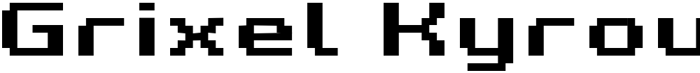 Grixel Kyrou 7 Wide Bold Xtnd