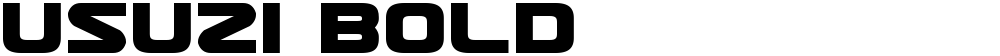 Usuzi Bold