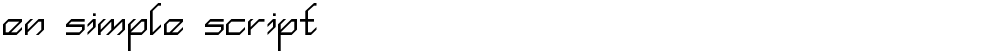 en simple script
