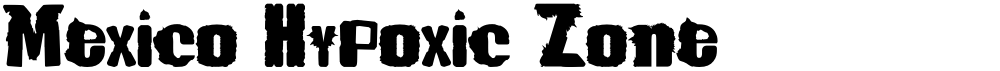 Mexico Hypoxic Zone