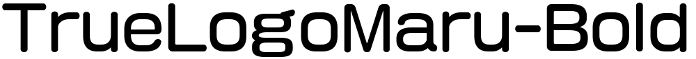 TrueLogoMaru-Bold