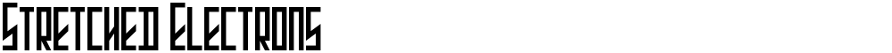 Stretched Electrons