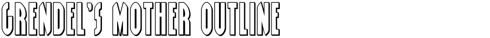 Grendel's Mother Outline