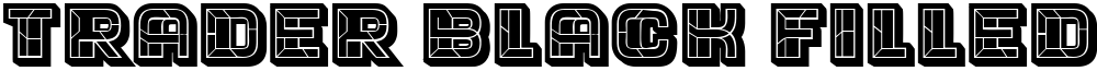 Trader Black Filled
