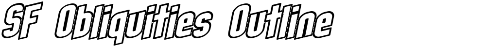 SF Obliquities Outline