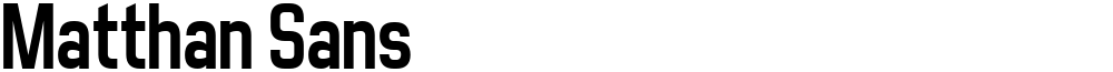 Matthan Sans