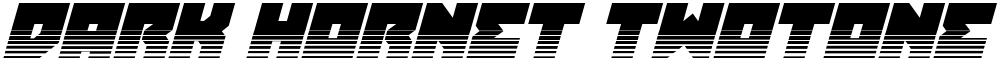 Dark Hornet Twotone Italic