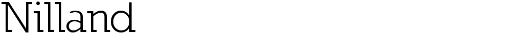 Nilland